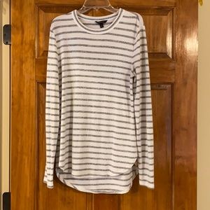 Long sleeved striped shirt